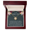 To My Bonus Mom - Thank You For Everything - Love Knot Necklace