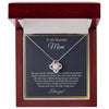 To My Beautiful Mom - All My Heart - Love Knot Necklace