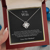 To My Wife - You Are The Best Thing - Love Knot Necklace