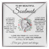 Soulmate I Love You So Deeply | Romantic Gift For Her | Forever Love Necklace