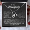 Daughter Believe In Yourself, Forever Love Necklace, Gift For Daughter From Dad, Birthday Christmas Gift Idea