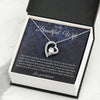 To My Beautiful Wife - The Beat Of My Heart - Forever Love Necklace