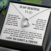 Beautitul Wife Meeting You Was Fate | Romantic Gift For Her | Forever Love Necklace