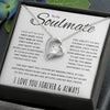 Soulmate I May Not Be Your First Date | Romantic Gift For Soulmate | Forever Love Necklace