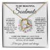 Soulmate I Love You So Deeply | Romantic Gift For Her | Forever Love Necklace