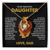 Daughter Your Journey In Life, Forever Love Necklace, Gift for Daughter from Dad