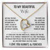Beautitul Wife Meeting You Was Fate | Romantic Gift For Her | Forever Love Necklace