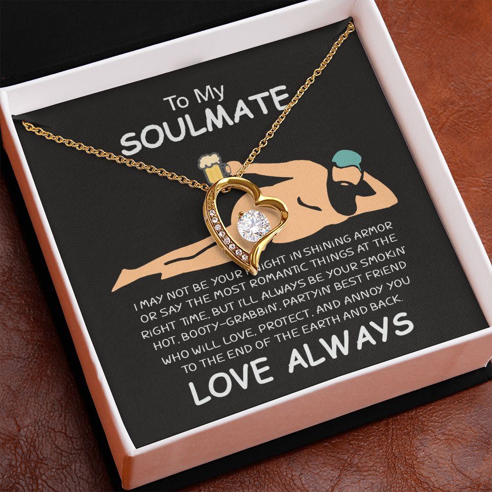Soulmate Romantic Things, Forever Love Necklace, Perfect Gift for Soulmate