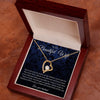 To My Beautiful Wife - The Beat Of My Heart - Forever Love Necklace
