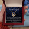 To My Beautiful Wife - The Beat Of My Heart - Forever Love Necklace