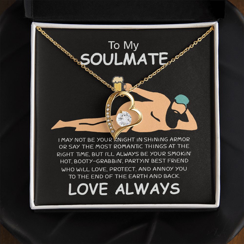 Soulmate Romantic Things, Forever Love Necklace, Perfect Gift for Soulmate
