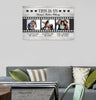 Personalized Photo Names Premium Canvas, Family This Is Us, Family Gift