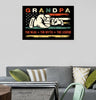 Personalized Names Premium Canvas - Grandpa, The Man, The Myth, The Legend - Father's Day Gift For Grandpa