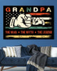 Personalized Names Premium Canvas - Grandpa, The Man, The Myth, The Legend - Father's Day Gift For Grandpa