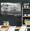 Mountain Range Customized Names Premium Canvas - Family Crazy Loud Love