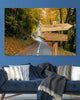 Autumn Forest Road Personalized Multi-Names Canvas