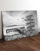 Dock Pier Sea Personalized Multi-Names Canvas, Anniversary Family Gift