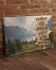 Mountain River Color Personalized Multi-Names Canvas