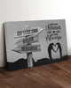 You Will Forever Be My Always Personalized Name & Date Canvas