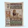 Personalized Blanket Daughter This Old Lion - Christmas Gift Idea For Daughter From Dad