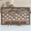 Love Grows Here - Personalized Wooden Plaque - Gift For Family