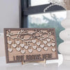 Love Grows Here - Personalized Wooden Plaque - Gift For Family