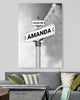 Personalized Name & Date Premium Canvas, Street Sign Family Multi Name Wall Art