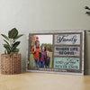 Family Where Life Begins And Love Never Ends - Personalized Canvas