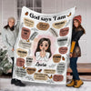 Personalized Blanket - God Says I Am - Unique Gift For Daughter, Wife, Mom