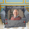 Personalized Photo Blanket - A Hug From Heaven