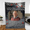 Personalized Photo Blanket - A Hug From Heaven