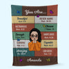 Personalized Blanket - You Are Beautiful - Christmas Gift Idea For Daughter, Wife, Friends