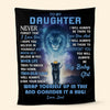 Daughter & Son Blanket - This Old Lion - Christmas Gift Idea For Children From Dad