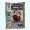 Personalized Blanket - I Can't Live Without You - Husband & Wife Christmas Gift Idea