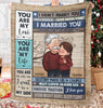 Personalized Blanket - I Can't Live Without You - Husband & Wife Christmas Gift Idea