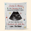 This Christmas Baby Bump - Personalized Blanket - Upload Your Photo