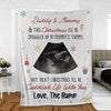 This Christmas Baby Bump - Personalized Blanket - Upload Your Photo