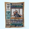 Personalized Upload Photo Blanket - Daughter Laugh Love Live - Christmas Gift Idea