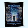 Daughter & Son Blanket - This Old Lion - Christmas Gift Idea For Children From Dad