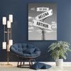 Intersection of Love - Personalized Anniversary Couple Canvas