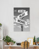 Intersection of Love - Personalized Anniversary Couple Canvas