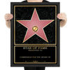 Personalized Custom Wooden Framed Poster - Star Of Fame, Best Mom, Best Dad Of The Year - Mother's Day, Father's Day Gift