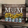 My Greatest Blessings Call Me Mom - Personalized Custom Names Canvas