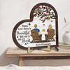 My Favorite Place In All The World - Gift For Couples - Personalized 2-Layered Wooden Plaque With Stand