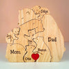 Wooden Bears Family Puzzle