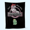 Personalized Blanket For Mom - Don't Mess With Mamasaurus