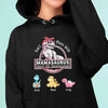 Personalized Mom T-Shirt Hoodie - Don't Mess With Mamasaurus