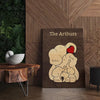 Personalized Family Names Wall Art Canvas - Elephant Family Puzzle Style