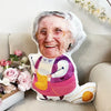 Funny Grandma Custom Face - Personalized Photo Custom Shaped Pillow