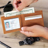 Personalized Engraved Wallet - Difference Maker - Perfect Gift for Dad, Appreciation, Leader, Friends